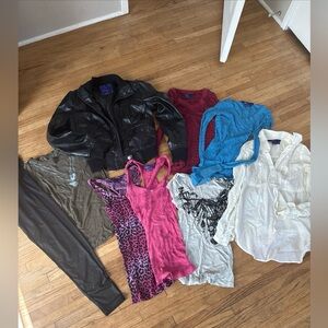 Miley Cyrus Max Azria tops, tanks, jacket bundle